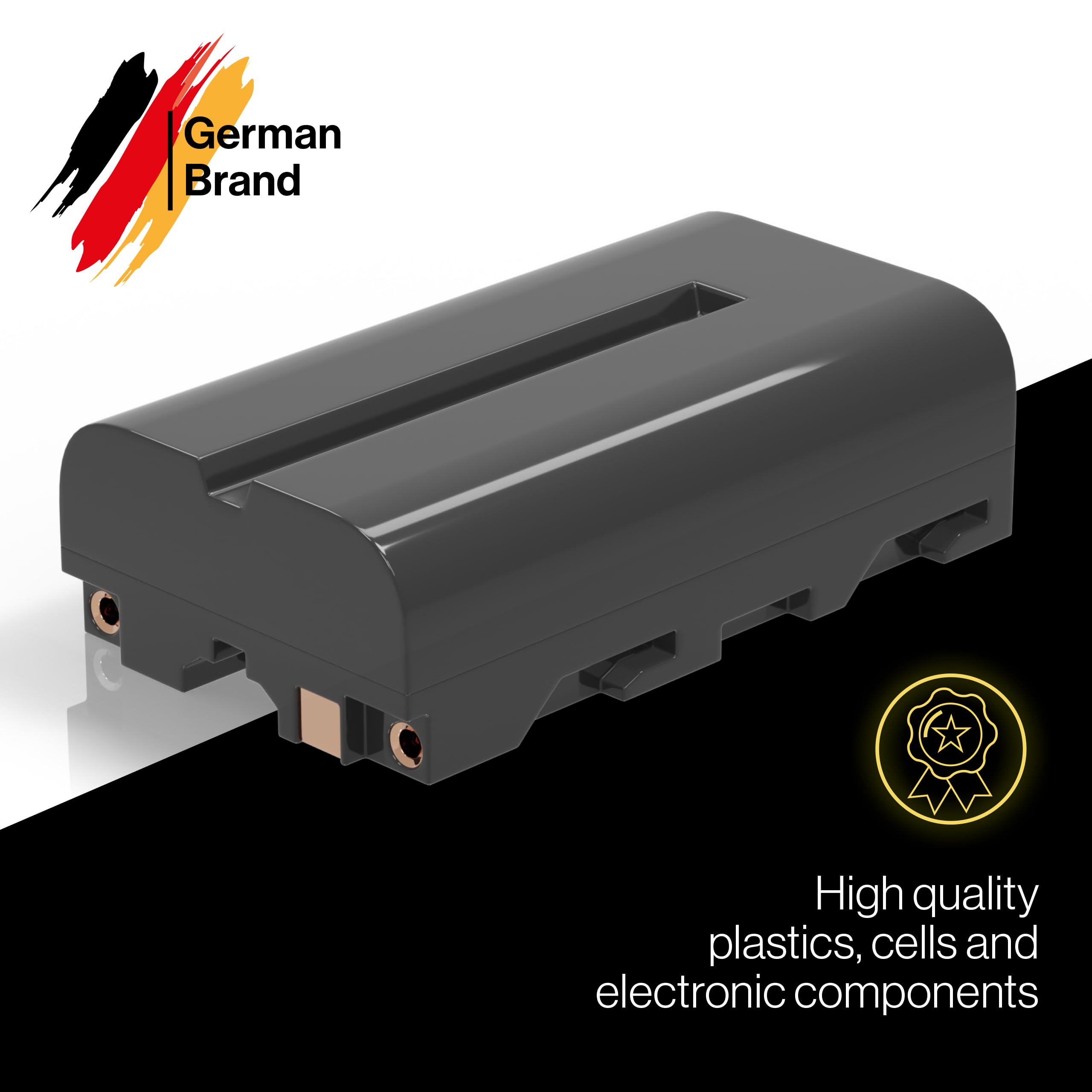 PATONA 2X Protect Akumulator do Sony NP-F550 F730 F750 F930 F950 3500mAh | Akumulator zamienny z etui ochronnym do kamer, wskaźników LED, oświetlenia, lamp wideo, monitorów kamer
