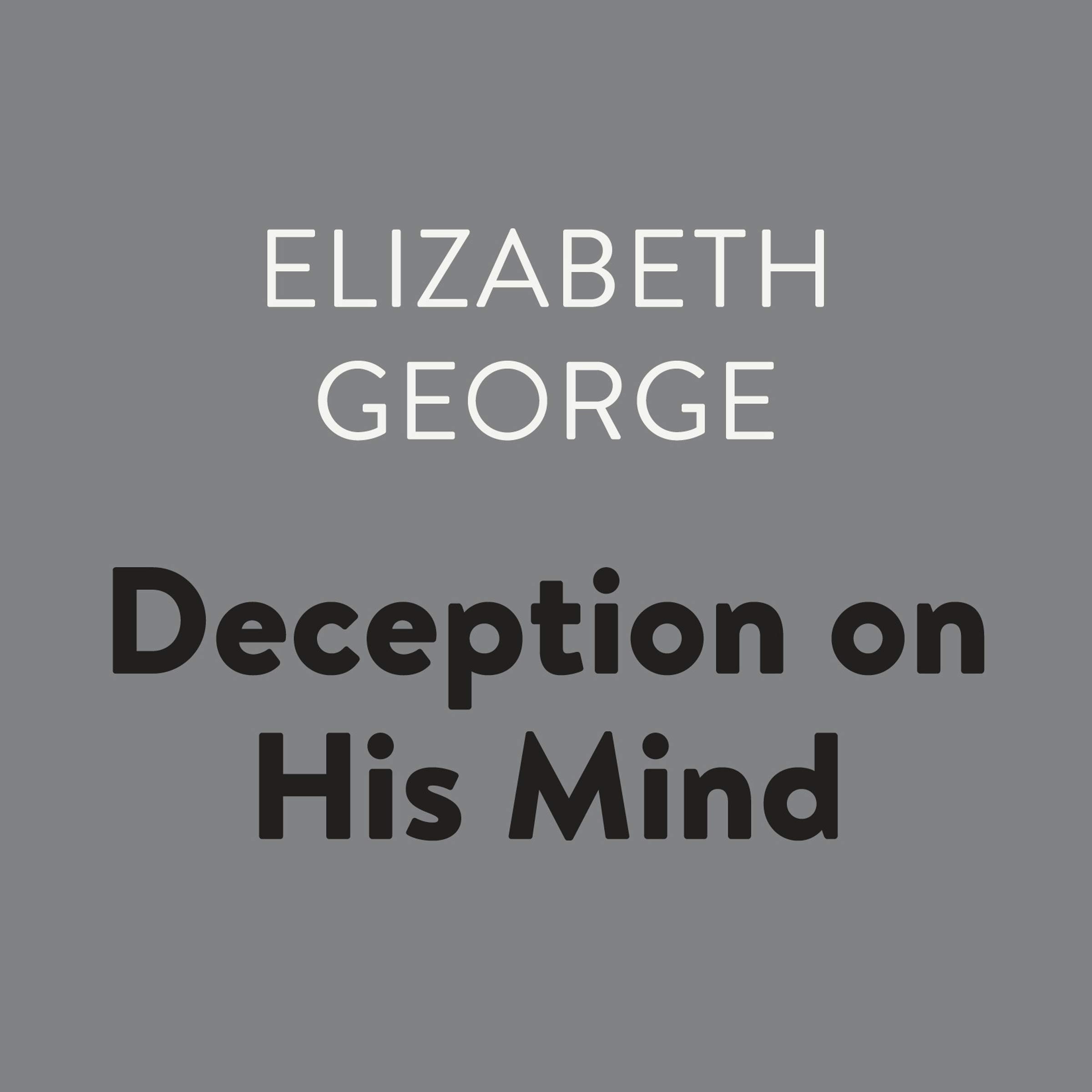 Cover art for Deception on His Mind