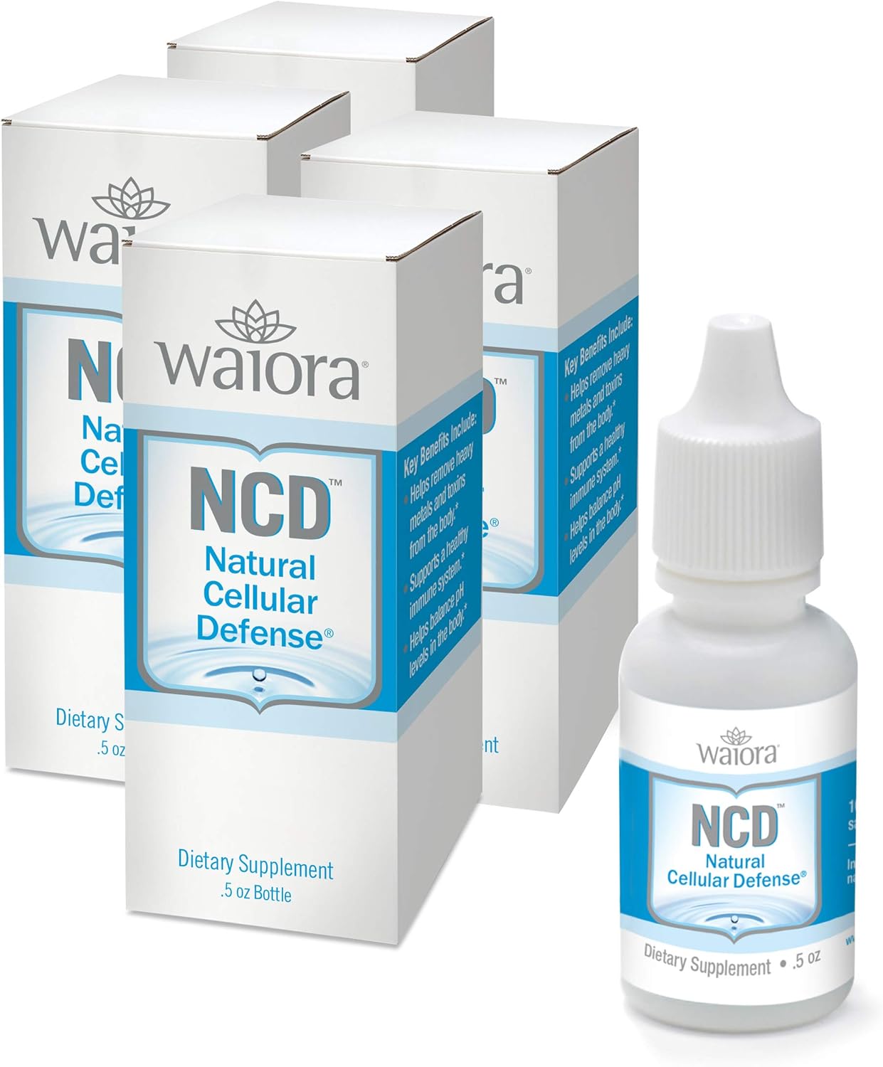 Waiora Natural Cellular Defense (NCD) Liquid Zeolite Drops for Men & Women
