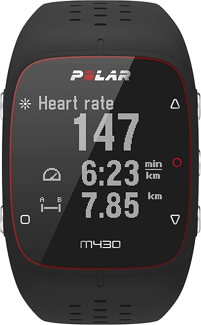 Polar M430 – Exklusiv bei Amazon – GPS-Sportuhr zum Laufen – Herzfrequenz-Tracker am Handgelenk, Aktivitäts- und Schlaf-Tracking rund um die Uhr, Vibrationsalarme, Größe M
