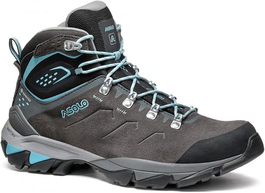 ASOLO Womens ACADIA MID LTH GTX Lace-Up Ankle-High Outdoor Hiking Boots | Water-Resistant Suede Upper, Breathable Lining