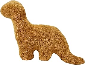 Brontosaurus-Dino Chicken Nugget Plush, Cute Brontosaurus Chicken Nuggets Plush Pillow for Birthday Dinosaur Party Decoration (Dinosaur-E)