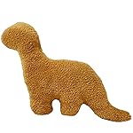 Isaacalyx Dino Nugget Pillow, 16 inch Soft Dinosaur Chicken Nuggets Pillow for Birthday Gifts, Dinosaur Theme Party Decorations