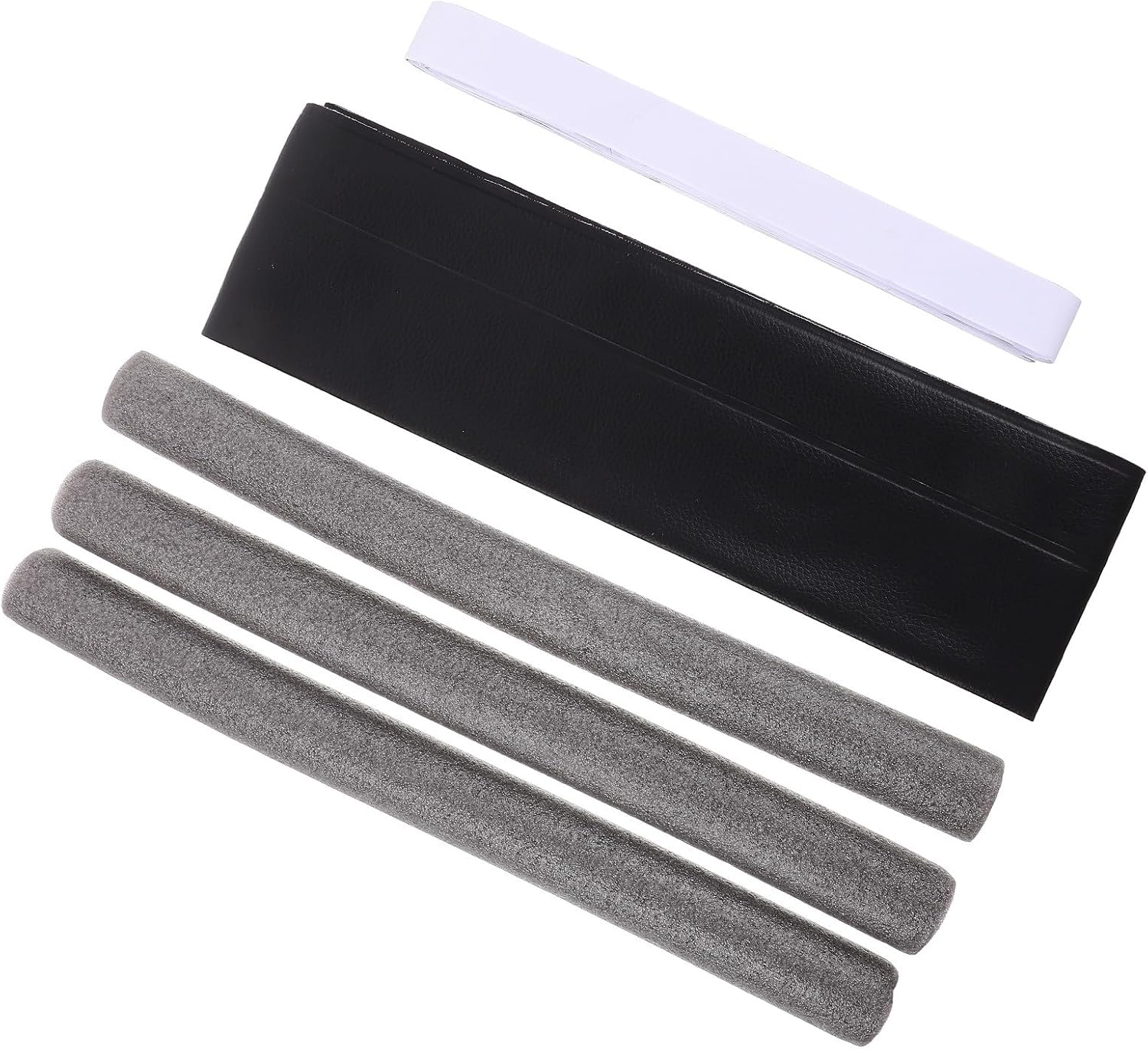 TOYANDONA Door Draft Stopper Windproof Seal Strip Black Single-Side Under Door Draft for Bedroom Noise Reduction