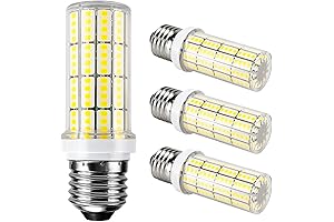 200W Equivalent E26/E27 LED Corn Light Bulbs (4-Pack)