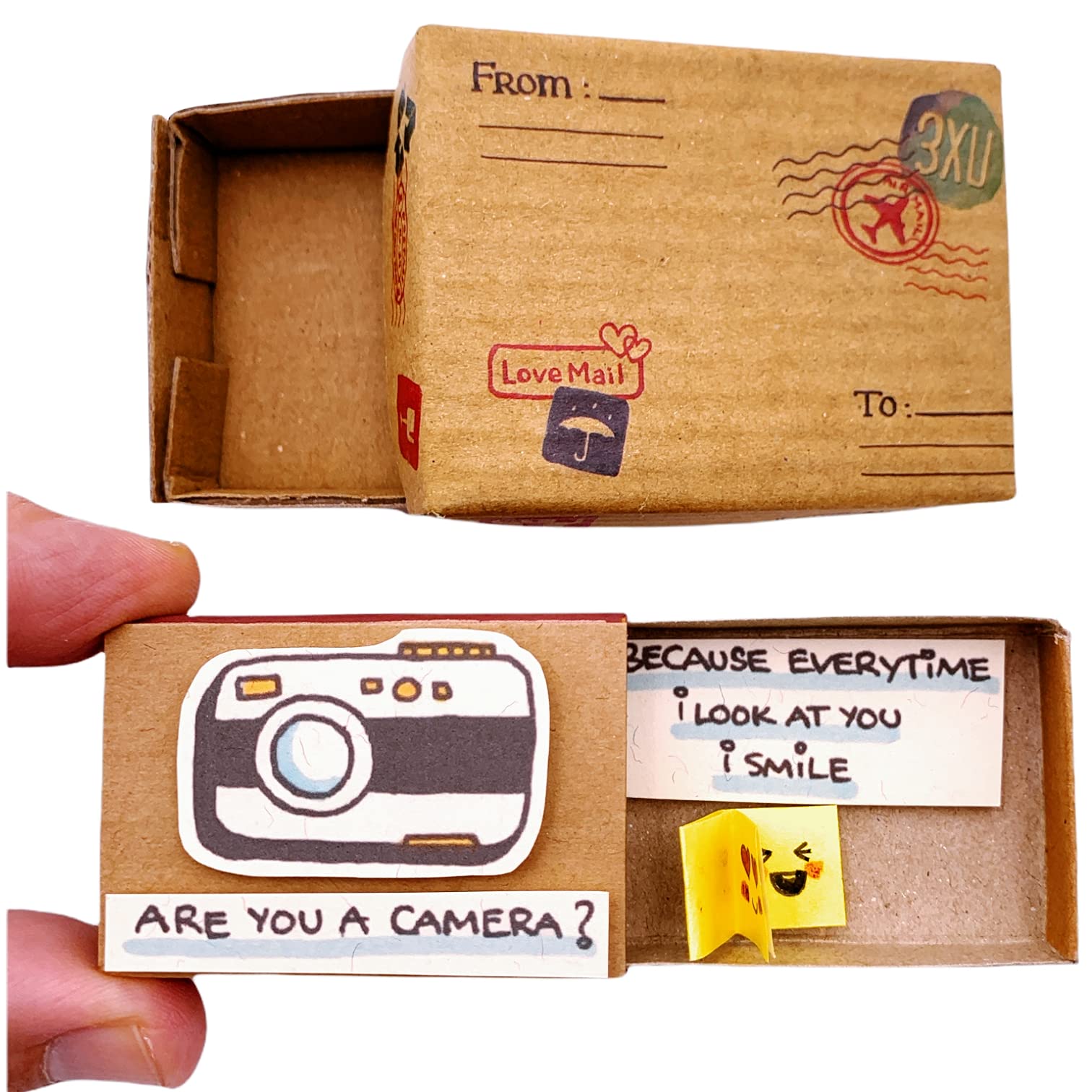 immi Mini Überraschung, kleines Fotoapparat-Geschenk in der Box (Anlass/Lachen schenken)