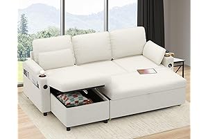 DURASPACE White Sleeper Sofa: Comfort Meets Elegance