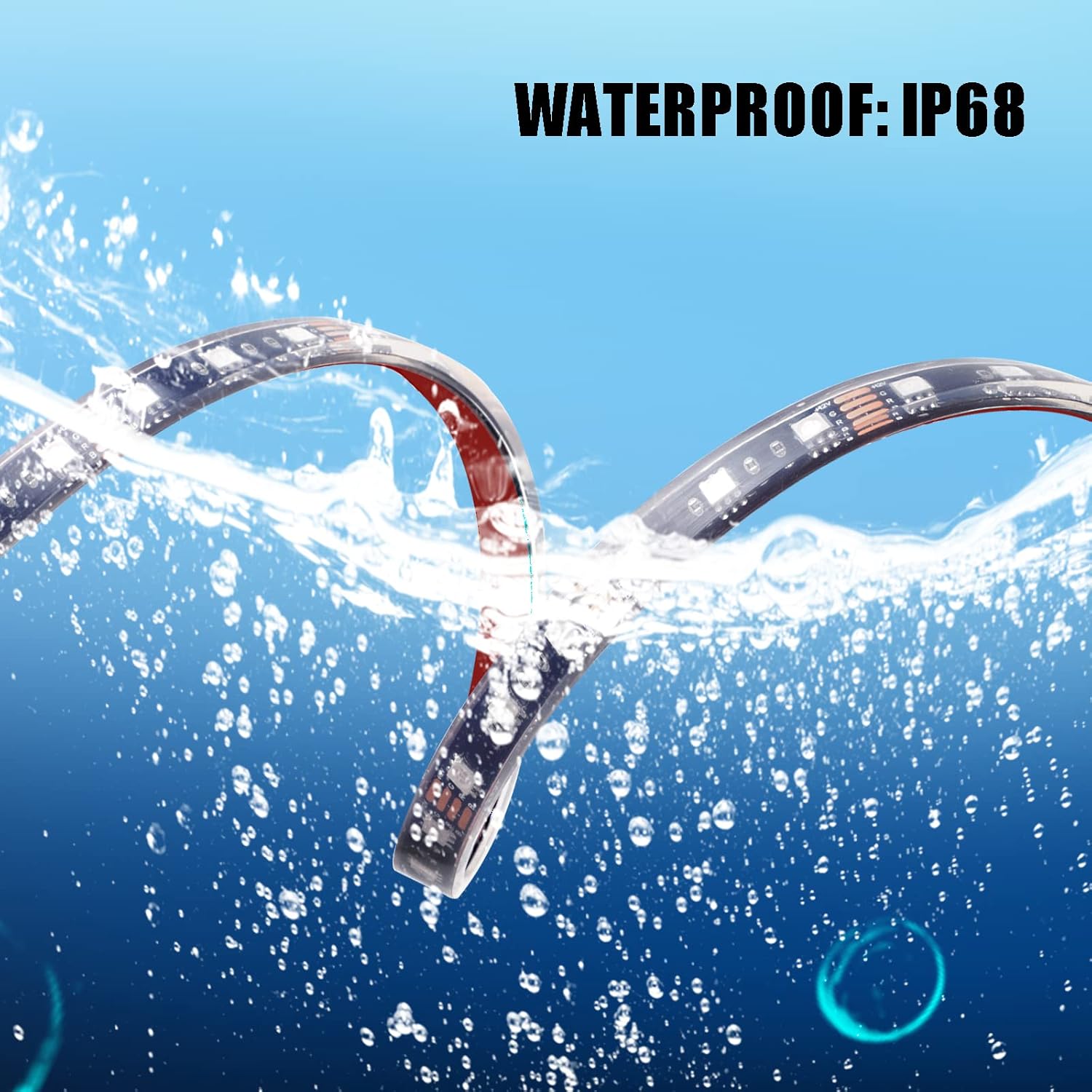 Roykaw Golf Cart Underglow Accent Neon Lighting Kit Standard Million Color LED for EZGO/Club Car/Yamaha Models, Water Resistant Flexible Tubes and Remote Control/APP Control