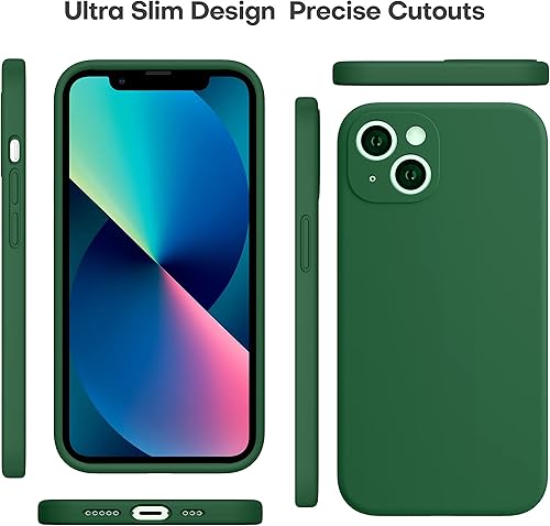 Miniatura 6 de CellEver Funda de silicona duradera para iPhone 13 con material mejorado, protección de cámara de grado profesional, protección contra caídas de