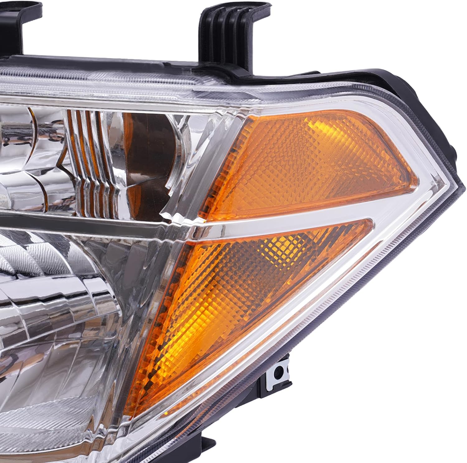 L+R Headlights Headlamps Chrome Durable Compatible with Nissan Pathfinder 2004 2005 2006 2007 Left+Right Side Headlights Headlamps Halogen 26060ZS00A, 26010ZS00A