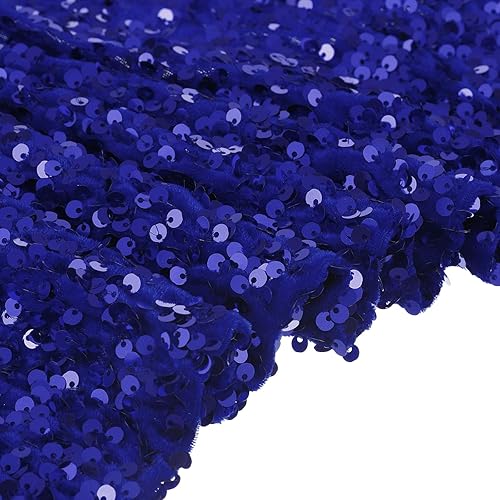 Miniatura 1 de Tela iridiscente de lentejuelas de terciopelo brillante, tela brillante, para vestido, telón de fondo de lino, fiesta de cumpleaños, decoración del