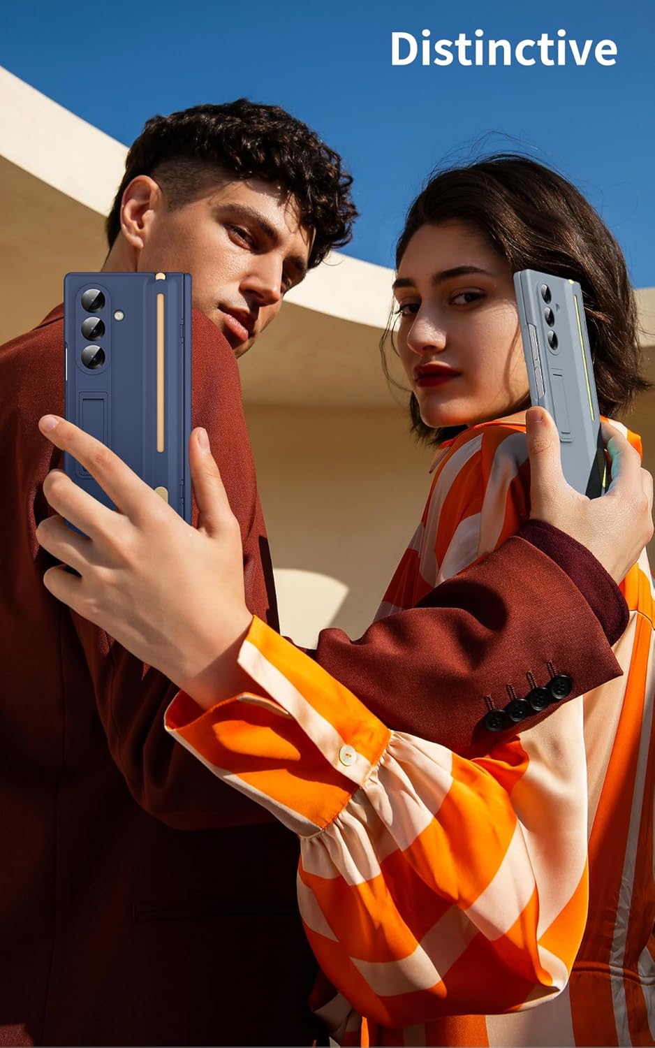 NINKI for Samsung Galaxy Z Fold 7 Case with S Pen Holder and Stylus,Invisible Kickstand Screen Protector Hinge Hard Drop-Proof Stand Phone Cover for Samsung Z fold 7 Case with S Pen Slot – Royal Blue - Image 9