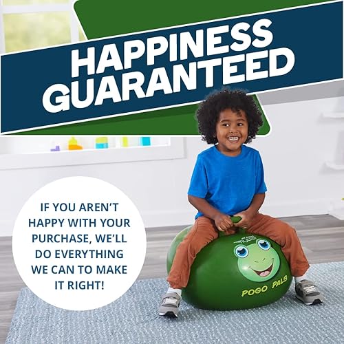 Miniatura 7 de Flybar Pelota de Salto para Niños, Pelota Inflable para Montar con Asa para Juego Interior y Exterior, Incluye Bomba, Juguete de Salto para Niños,