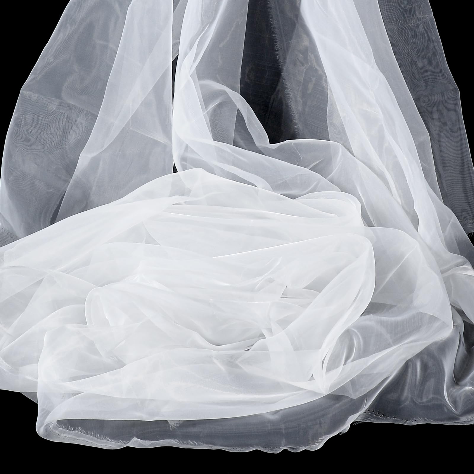 Amazon.com: White Organza Fabric 2 Yards Long 59" Wide Sheer Organza Fabric  Organzas Bridal Solid Sheer Organzas Bolt for Wedding Dress Fashion Craft  Decorations : Arts, Crafts & Sewing