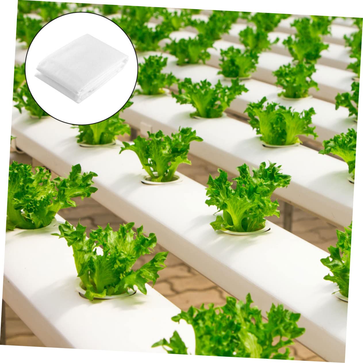 Couverture pour Blanc Non-tissé Plantes Antigel Hivernage | Plantes Tendres et Fraisiers, Isolation et Maintien de L’humidité, Usage Saison Froide