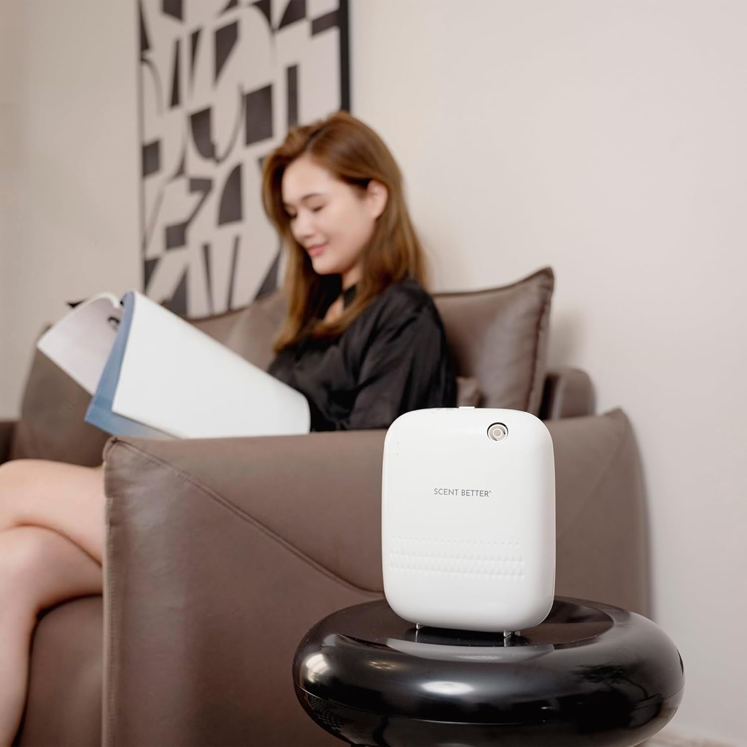 Scent Better Pro - Smart Bluetooth Essential Oil Diffuser for Home, Hotel, Spa, Office, Waterless - Includes Free Linen Breeze - White - Image 7