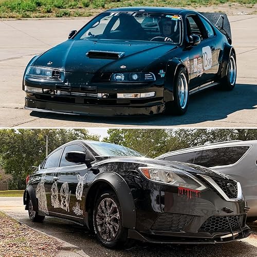 Miniatura 8 de 4 piezas de guardabarros universales de 800 mm, kit flexible para cuerpo ancho, arcos de rueda duraderos de PU