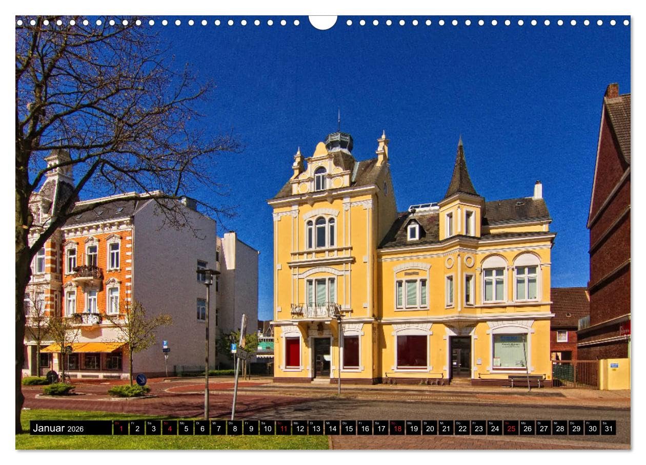 Stadtansichten Cuxhaven (Wandkalender 2026 DIN A3 quer), CALVENDO Monatskalender: Die Deichstraße verbindet das Zentrum von Cuxhaven mit dem alten Hafen und der alten Liebe