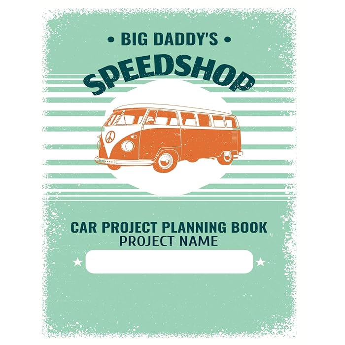 Buy Big Daddys Speed Shop Car Project Planning Book Plan Your Next Car Project With This Handy