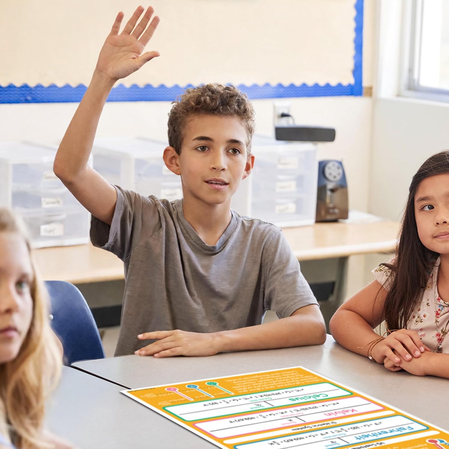 Quarterhouse 6 Poster Units of Measurement Set, Math Classroom Learning Materials for K-12 Students and Teachers, 12 x 18 Inches, Made in USA