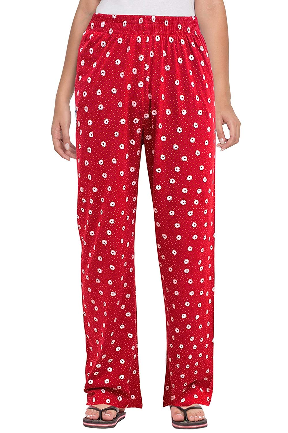 magic Girl's Rayon Printed & Pyjama & Lounge Wear –Soft Rayon Night Wear/Track Pants (Red)-picture-51