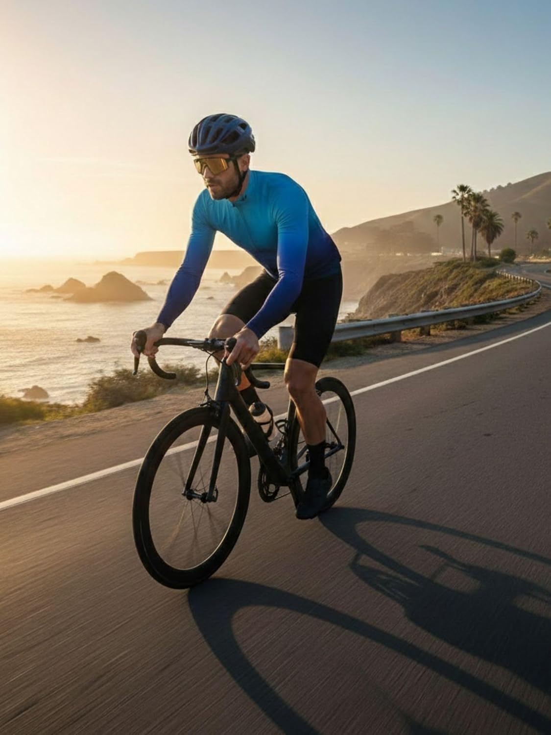 Lo.gas Cycling Jersey Men Short/Long Sleeve Bike Biking Shirts Full Zip with Pockets Road Bicycle Clothes
