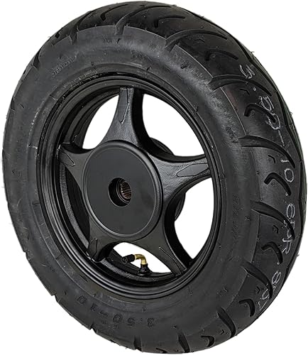 RedCap Rueda trasera de 10 pulgadas y neumático de 3.5-10 para scooter de 50 cc con freno de tambor GY6 QMB139 Sunny TaoTao Vitacci Amigo Milano