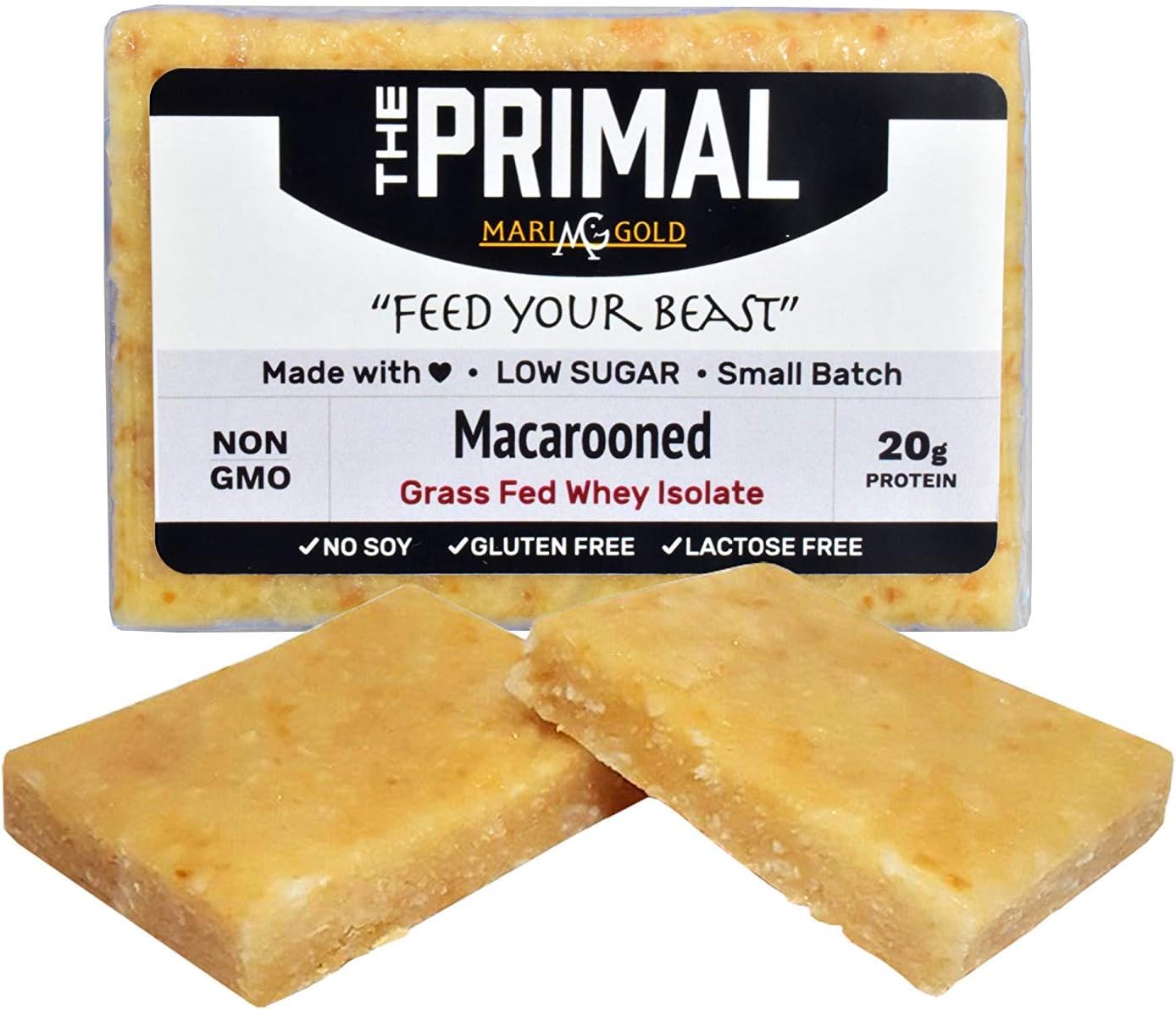 PALEO Friendly - PRIMAL Protein Bars by MariGold Bars (Macarooned)