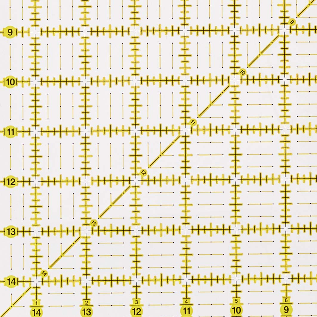 Omnigrid 15" x 15" Square Quilting and Sewing Ruler