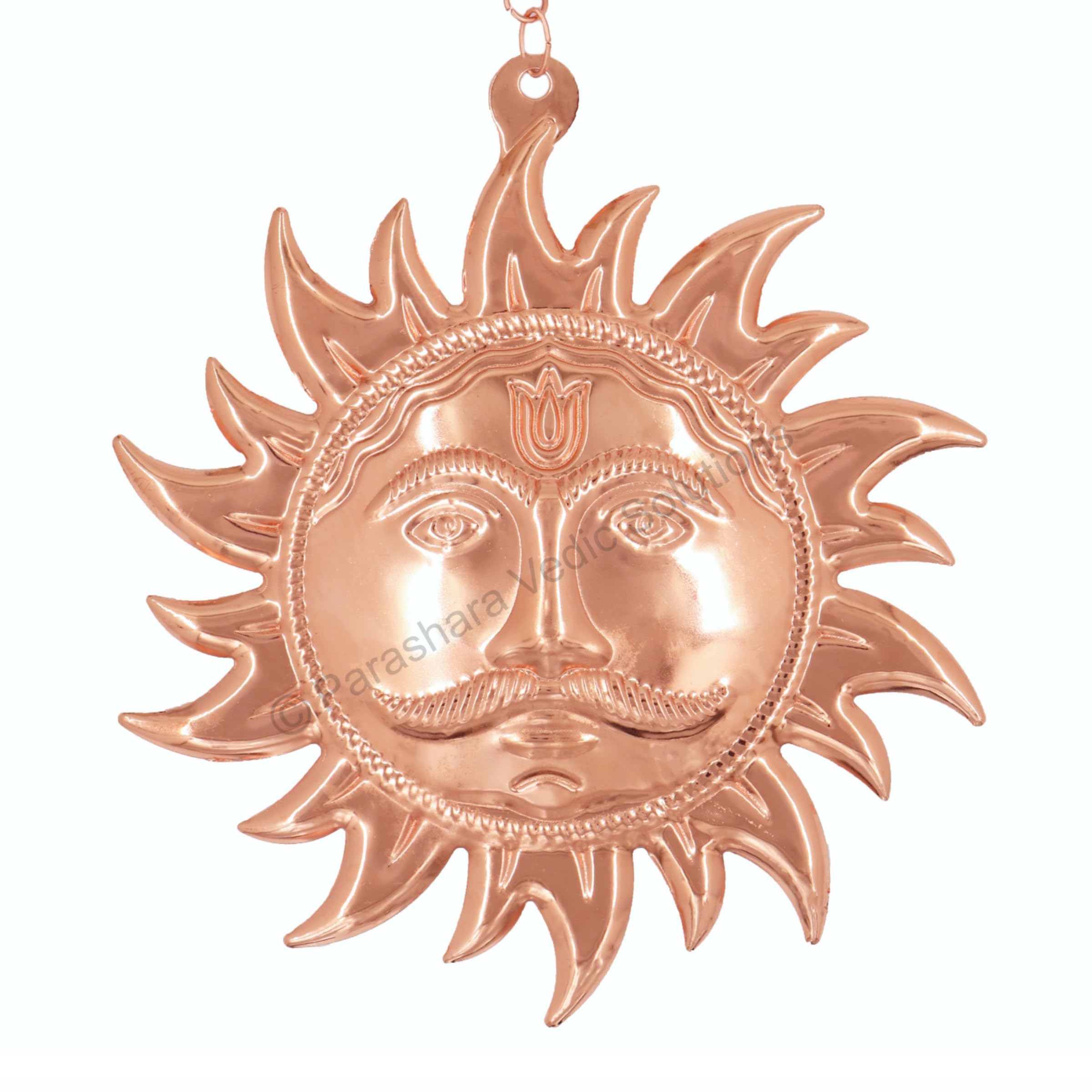 ARKAM Surya Narayan Yantra Copper/Copper Surya Face/Surya Bhagwan Face/Surya Narayan Bhagwan/Vastu Surya Face/Vaastu Sun Face Hanging (Size: 8 inches, Color: Brown, Material: Copper) (B09WF1BN41) Amazon Price History, Amazon Price Tracker