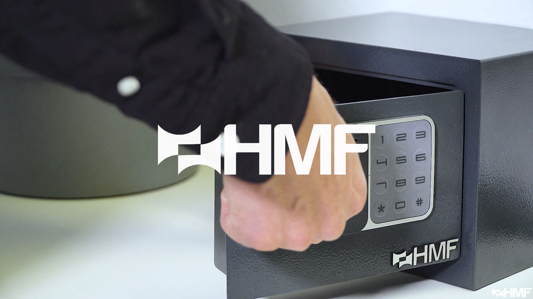 HMF 46126-11 Safe Tresor klein mit Zahlenschloss, Möbeltresor | 23  