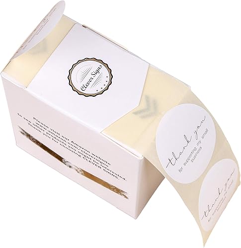 Miniatura 4 de Professional Design for Business, 500 Thank You for Supporting My Small Business Stickers, 1.5" Round, Great for Online Retailers, Boutiques, Shops