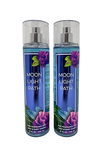 Bath & Body Works Moonlight Path - Fragancia fina en bruma  Paquete de 2 unidades (Moonlight Path)