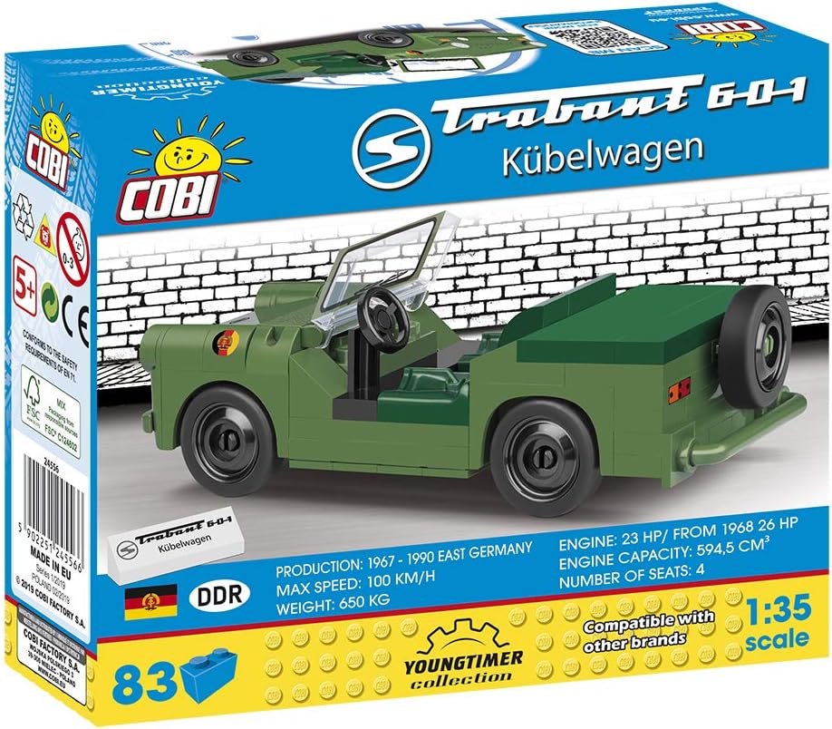 COBICOB24556 24556 Other License Modellauto Trabant Kuebelwagen