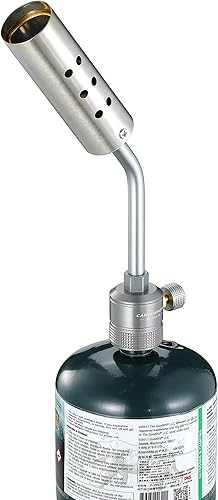 Campingmoon - Cabezal de antorcha de propano MAPP, parrilla de camping con válvula de control de llama para barbacoa, fogata, chimenea MT-3915-PG