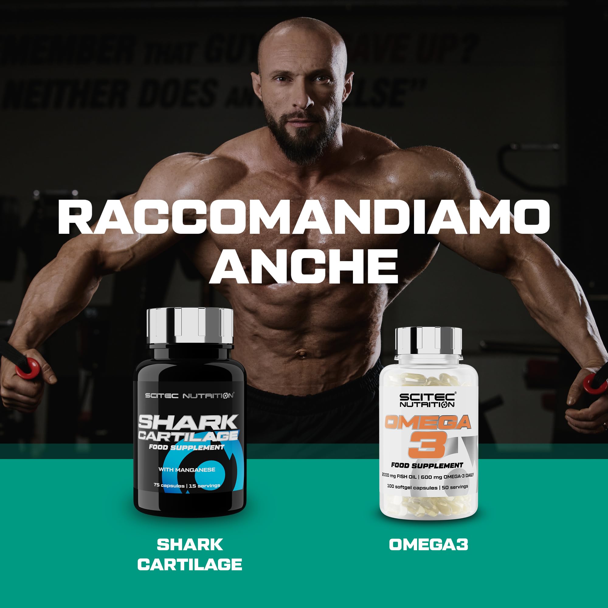 Scitec Nutrition Arthroxon Plus, Integratore alimentare capsula con solfato di glucosamina, cartilagine idrolizzata in polvere, condroitin solfato, 108 capsula