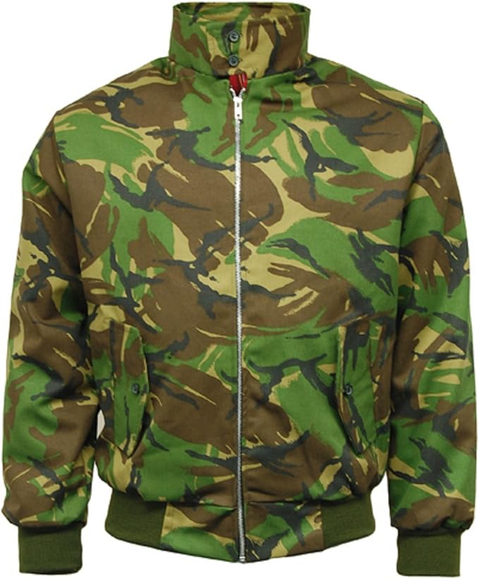 camouflage harrington jacket