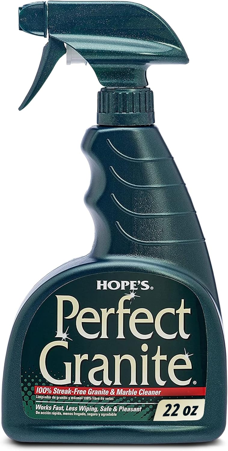 HOPE'S Limpiador y Pulidor para Encimeras de Granito y Mármol 22 oz