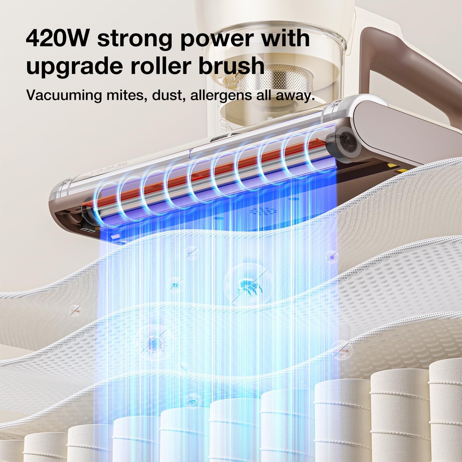 Jimmy WB63 Mattress Vacuum Cleaner with dual cyclonic filtration