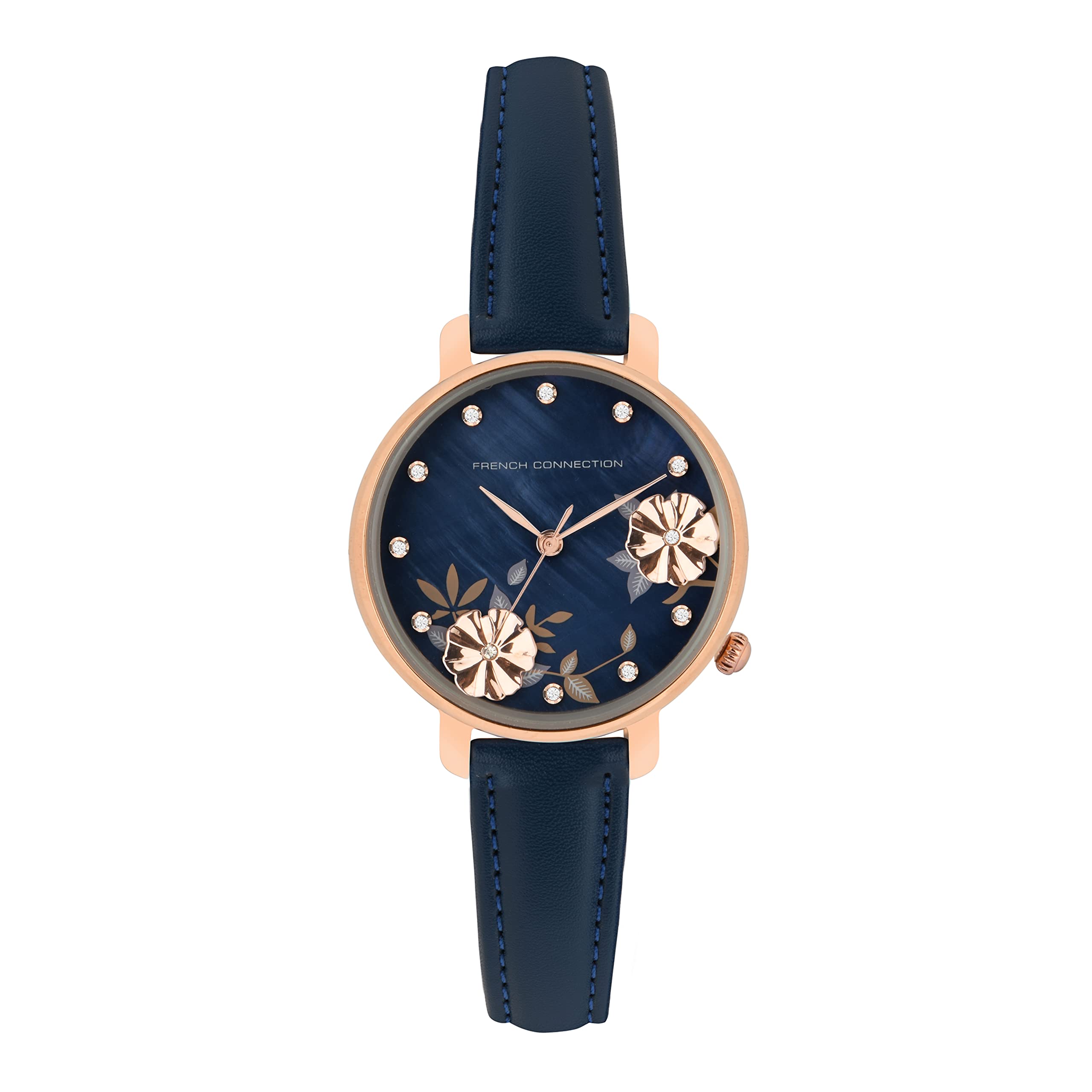 French Connection Faux Leather Analog Black Dial Womens Watch-Fc21U (B09HBPC7VS) Amazon Price History, Amazon Price Tracker