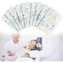 Pediatric Dental Bibs, Disposable Oral Mouth Guard Cover for Kids, Dental Care Supplies, 18"L x 13"W, 125PCS