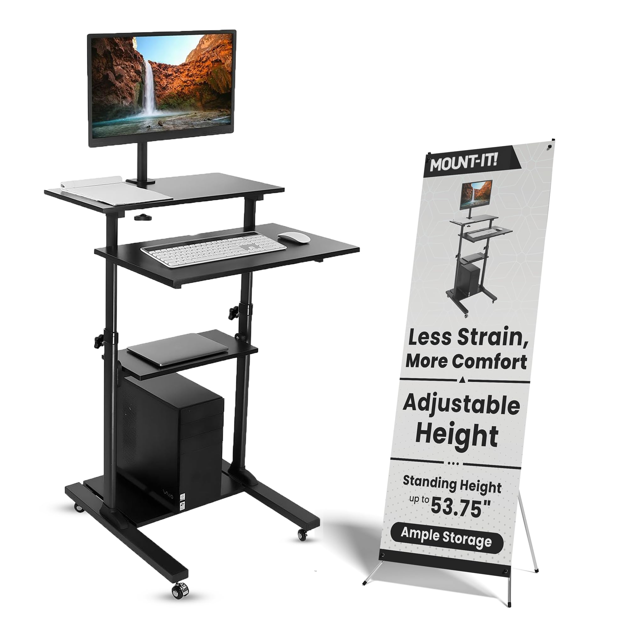 その他 Bretford Mobilepro Desk Mount Combo Bretford TY174BG1 - MobilePro Desk Mount Combo | Touchboards