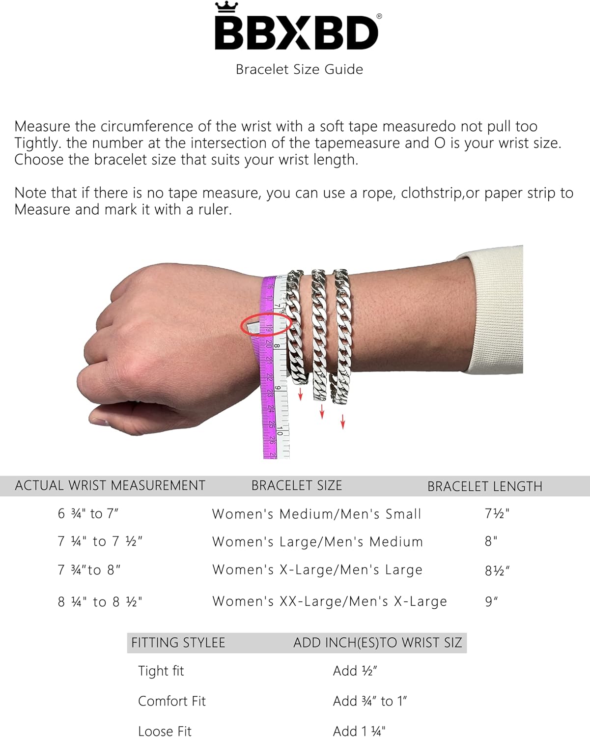 18k Stainless Steel Mens Cuban Link Chain, Miami Cuban Chain Bracelets for Men, 6mm Wide 7.5 8 8.5Inch Hip Hop Mens Bracelets,Gift for Father Husband Son men chain - Image 5