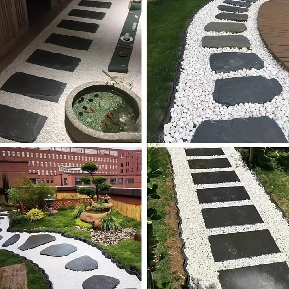 500g di Ciottoli Bianchi Decorativi, Ghiaia Naturale, Piccole Pietre per Piante Grasse, Riempitivi per Vasi, Acquari, Mini Paesaggi, Decorazioni da Giardino, 0,3-0,6cm