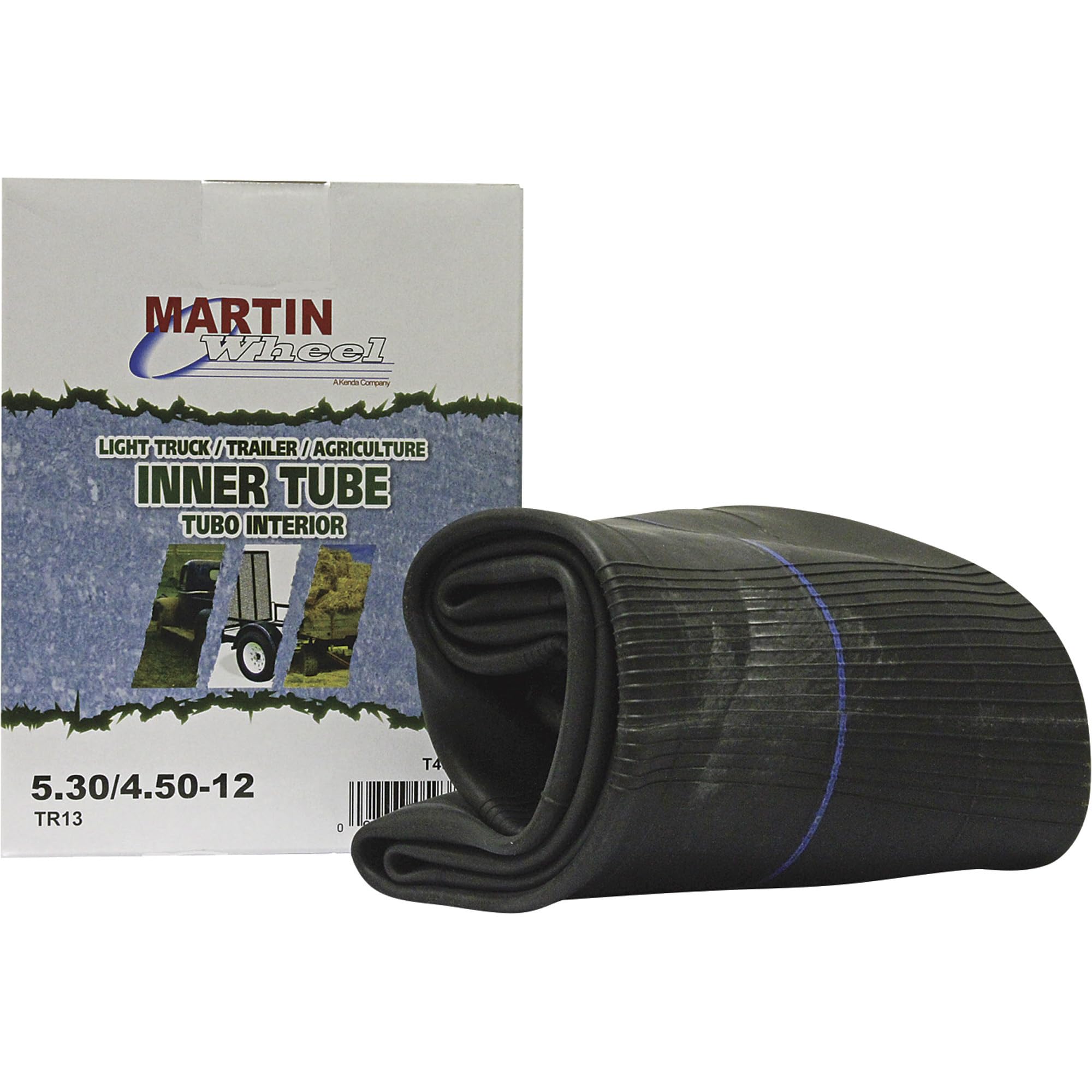 Martin Wheel Inner Tube with Straight Stem - 12in., Model# T452K