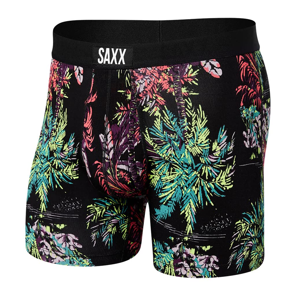 SAXX Underwear Co.Saxx Underwear Men's Boxer Briefs – Vibe Boxer Briefs with Built-in Ballpark Pouch Support – Underwear for Men, Discontinued