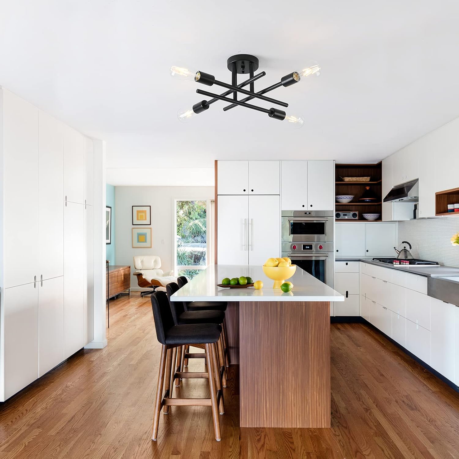 🔥 Crazy Deals Dining Room Light Fixtures Hanging Chandelier Matte Black Mid Century Modern Ceiling Lamp Semi Flush Kitchen Lighting 4-Light Mid Century Pendant Light Promo Discount Up To 70% Off Dining Room Light Fixtures Hanging Chandelier Matte Black Mid Century Modern Ceiling Lamp Semi Flush Kitchen Lighting 4-Light Mid Century Pendant Light