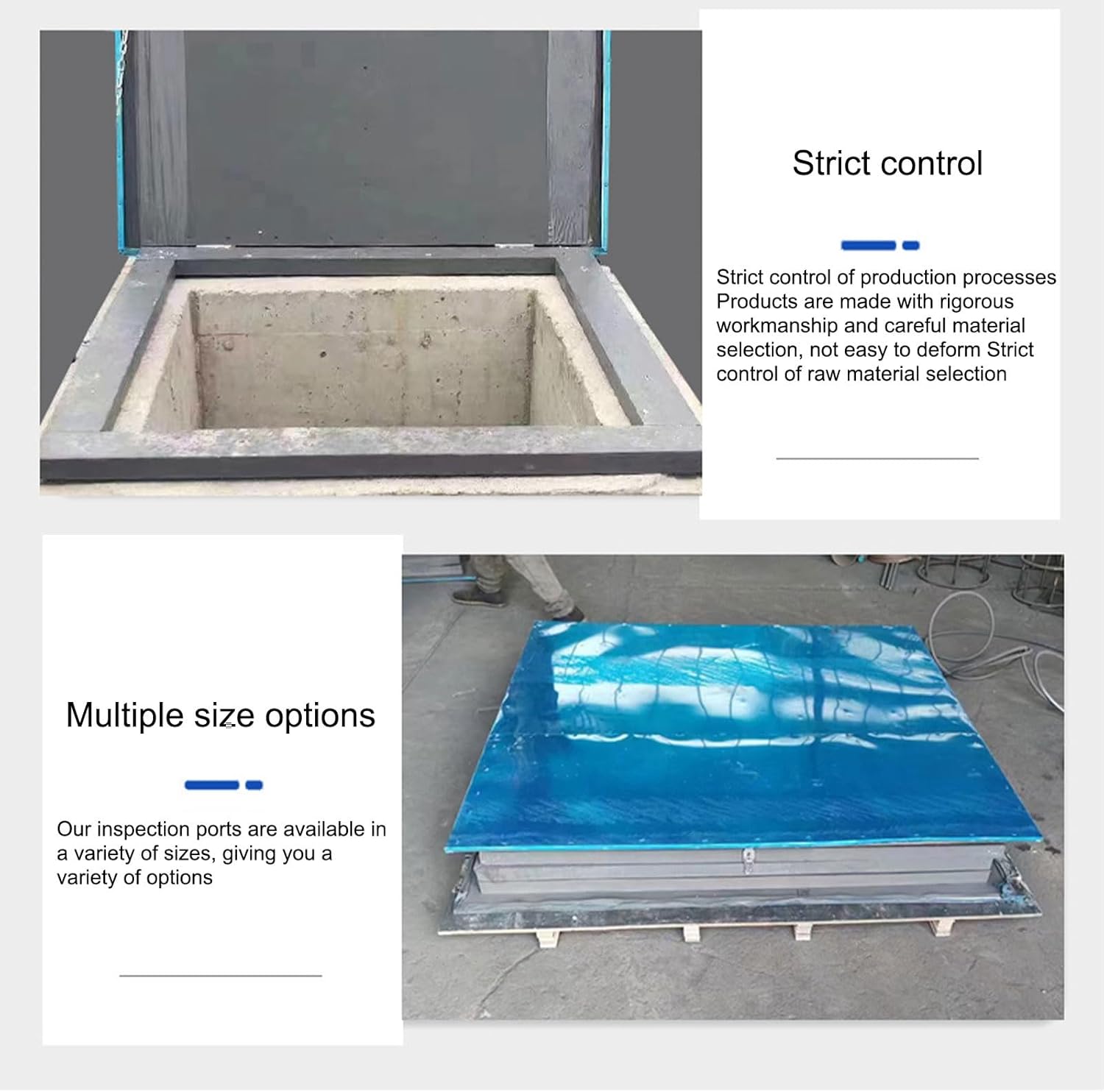 Industrial Galvanized Roof Access Hatch - Aluminum Alloy Anti-Theft Door, Skylight Hatch for Marine, Yacht, RV & Truck Ventilation Accessories (75cm/29.5in)