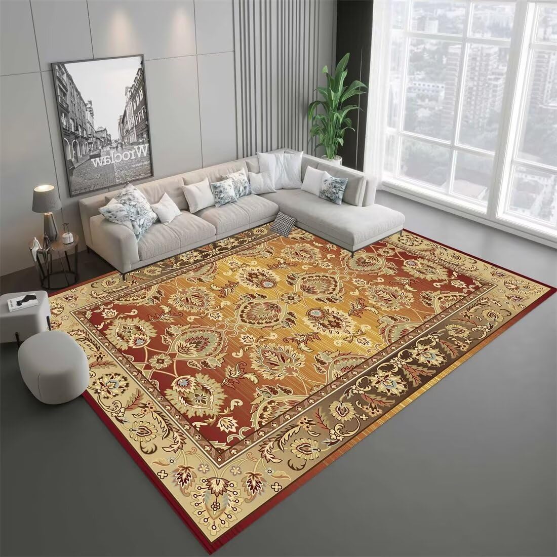 Tapis chambre enfant lavable 120x200 pour couloir et maison