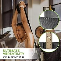 Vista 9 de Gradient Fitness Stretching Strap for Physical Therapy, 12 Multi-Loop Stretch Strap 1" W x 8' L, Neoprene Handles, Physical Therapy Equipment, Yoga